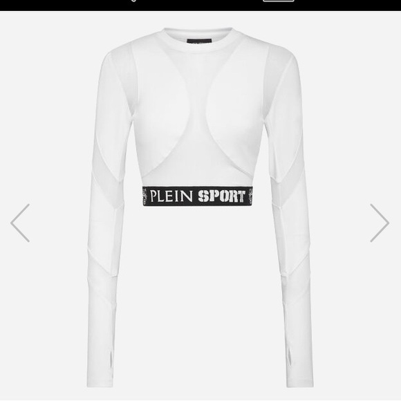 Plein Sport Tops - Plein Sport JOGGING CROPPED TOP NWT